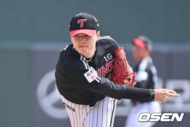 [OSEN=부산, 이석우 기자] LG 트윈스 이민호 144 2026.03.15 / foto0307@osen.co.kr