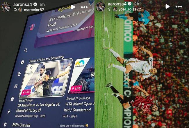 [사진] 아론 살라자르 SNS