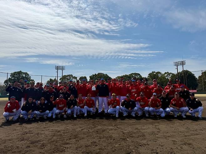 ▲ SSG 랜더스 선수단. ⓒSSG 랜더스