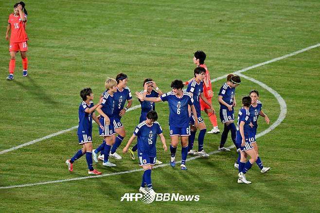 18일 호주 시드니에서 열린 2026 AFC 여자 아시안컵 4강전 한국과 일본의 경기 모습. /AFPBBNews=뉴스1