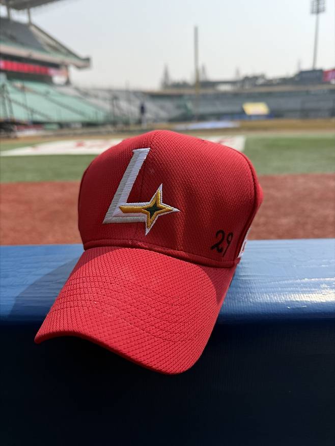 김광현 등번호 29번을 쓴 모자 [SSG 랜더스 제공. 재판매 및 DB 금지]