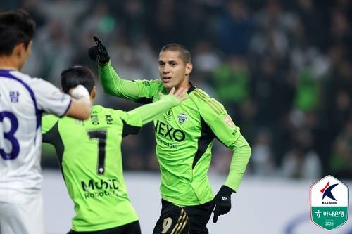 선제골 유도해낸 티아고 [한국프로축구연맹 제공. 재판매 및 DB 금지]