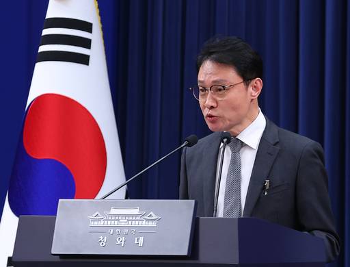 이규연 홍보소통수석 /연합뉴스