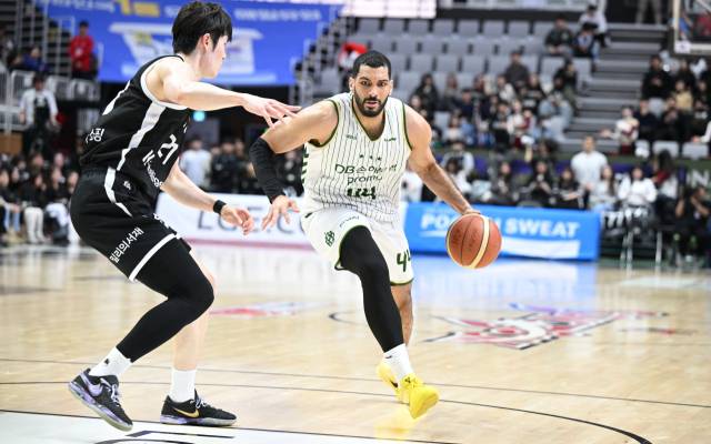 프로농구 원주 DB 프로미의 에삼 무스타파. KBL 제공