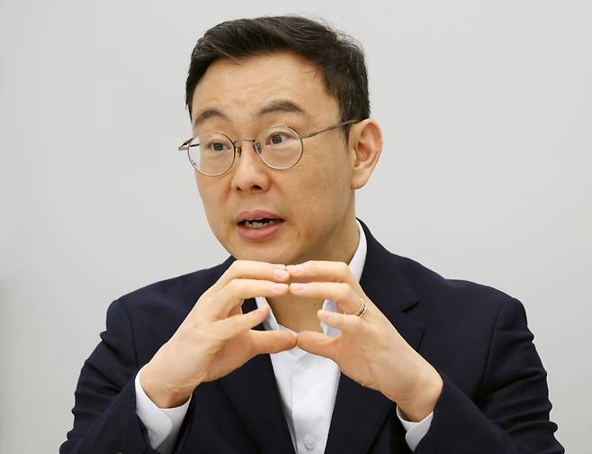 윤태영 프로티나 대표가 최근 서울 구로구 연구소에서 본지와 인터뷰를 하고 있다.(사진제공=고이란 기자 photoeran@)