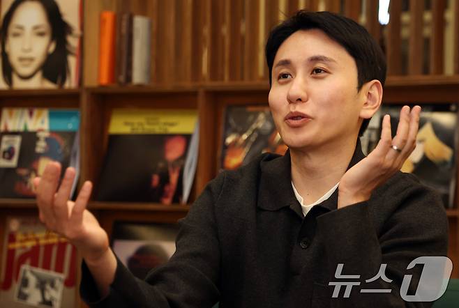 이승현 인핸스 대표가 17일 서울 서초구 인핸스 사무실에서 뉴스1과 인터뷰를 하고 있다. 2026.3.17 ⓒ 뉴스1 김명섭 기자