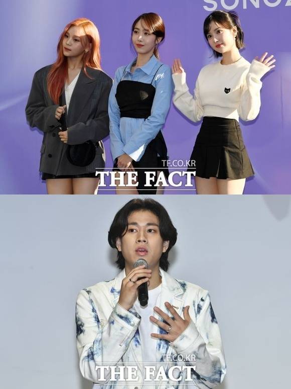 걸그룹 비비지(위), 가수 이무진(아래)과 비오가 소속사 빅플래닛메이드엔터에 전속계약 해지를 통보했다. 태민에 이어 위 세 팀까지 연이은 이탈이다. /더팩트 DB