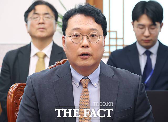 발언하는 천하람 개혁신당 원내대표.