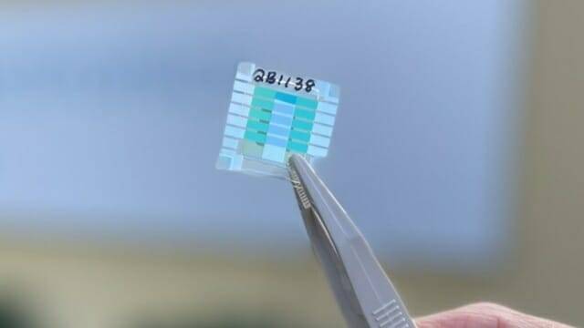 CSIRO의 양자 제작 연구실에서 제작된 양자 배터리의 모습 (사진=CSIRO)