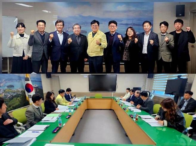 완도교육지원청은 완도군 인구일자리정책실, 완도교육복지포럼과 함께 완도 교육 발전을 위한 3자 간담회를 개최했다. 이준경 기자