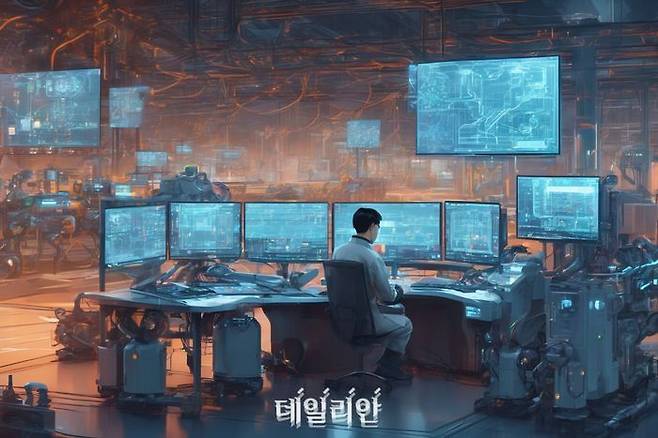 최근 AI 시장이 초거대 모델 중심에서 소형 모델로 변화하고 있다.ⓒ데일리안 AI 이미지 삽화