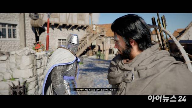 펄어비스 '붉은사막' 게임플레이 화면. [사진=박정민 기자]