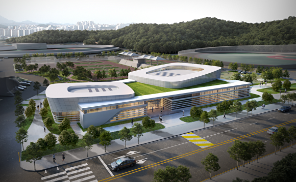 월명국민체육센터 건축설계 당선작  [사진=군산시 ]