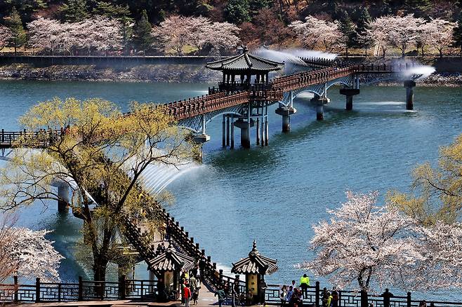 월영교. 안종시 제공