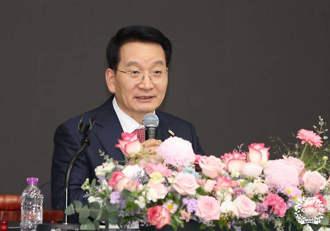 KLPGA 김상열회장. KLPGA