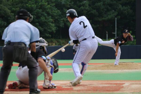 지난 시즌 독립야구단 경기도리그 경기 장면. 독립야구단 경기도리그 제공