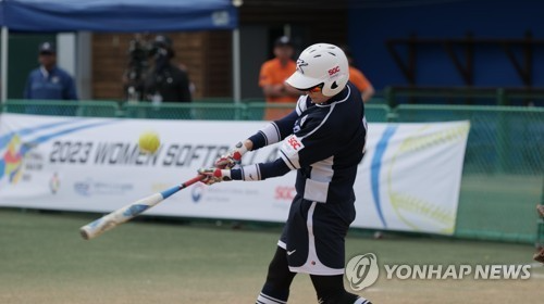 한국 여자 소프트볼 대표팀. 사진[연합뉴스]
