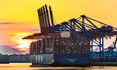 HMM 세계 최대 컨테이너선 그단스크호. [사진 = 연합뉴스]