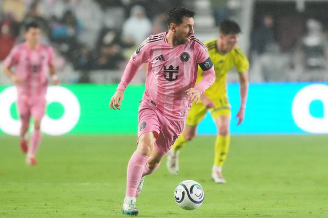 인터 마이애이의 리오넬 메시. AP뉴시스