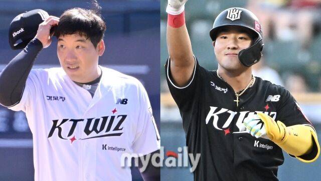 KT 위즈 김현수와 안현민./마이데일리