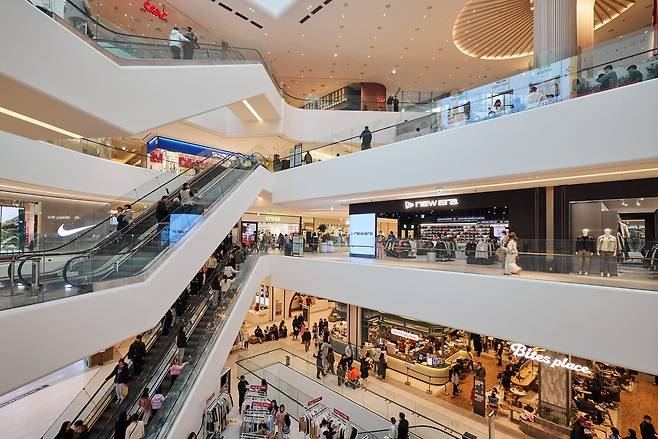 스타필드 빌리지 운정 센트럴 1층~4층 전경 [신세계프라퍼티 제공]