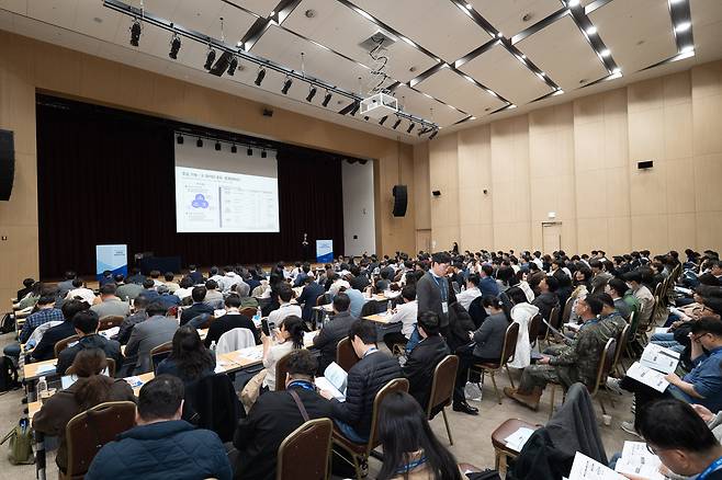 정부세종컨벤션센터 국제회의장에서 행정·공공기관 관계자를 대상으로 진행된 ‘삼성SDS 인더스트리 데이’ 행사 전경 [삼성SDS 제공]