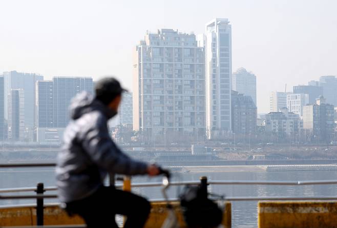 17일 서울 강남구 청담동 일대 아파트 모습. [연합]