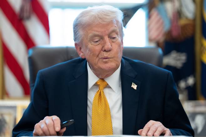 도널드 트럼프 미국 대통령. 연합뉴스