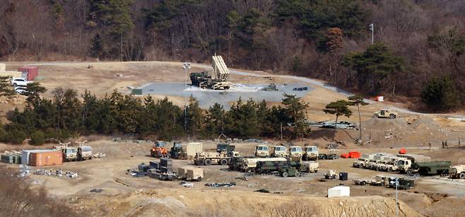 경북 성주군의 미군 사드 기지. 연합뉴스