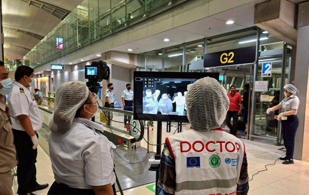 태국 공항서 니파바이러스 감염 여부 관찰하는 보건당국. 연합뉴스