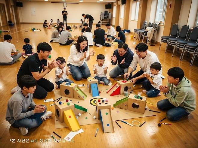 고성군은 '아빠해봄' 1회차 프로그램을 21일 첫 운영한다고 밝혔다. ⓒ고성군 제공