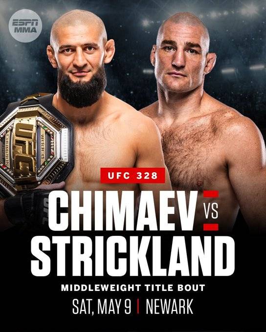 치마예프 스트릭랜드 매치 포스터. /사진=ESPN 갈무리