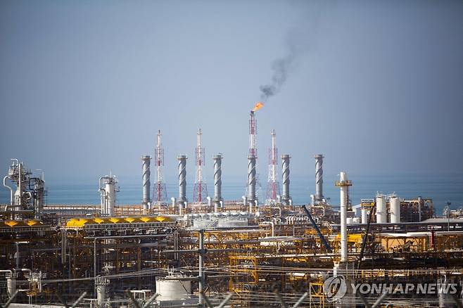 이란 사우스파르스 가스전 [AFP=연합뉴스 자료사진. 재판매 및 DB 금지]