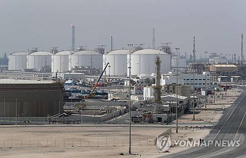 카타르의 액화천연가스 생산시설이 있는 라스라판 산업도시 [AFP 연합뉴스. 재판매 및 DB 금지]