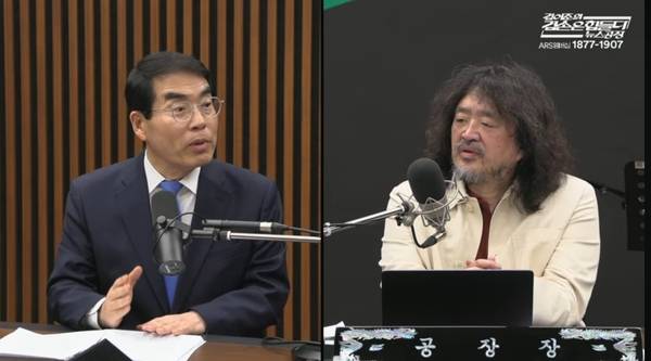 더불어민주당 양기대 전 의원이 20일 유튜브 방송 ‘김어준의 겸손은 힘들다 뉴스공장’에 출연해 발언하고 있다. /유튜브 캡처