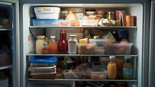 냉장고를 열었을 때 느껴지는 불쾌한 냄새는 흔한 문제다. 김치, 양파, 생선 등 각종 음식이 함께 보관되면서 냄새가 섞이고 시간이 지나며 내부에 습기가 쌓이기 때문이다. 사진=게티이미지뱅크