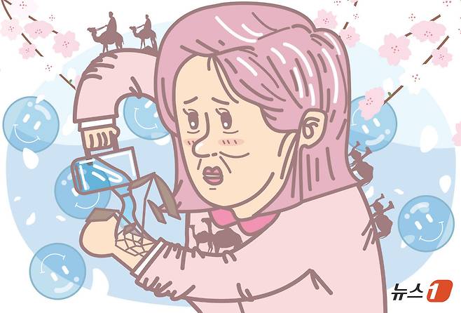 의료계에 따르면 피부 노화는 단순히 처짐이나 굵은 주름과 같은 구조 변화만을 의미하지 않는다. 진피층 내 히알루론산이 줄어들면서 수분 저하와 피붓결 변화가 함께 나타나는 복합적인 과정이다. ⓒ 뉴스1 김초희 디자이너