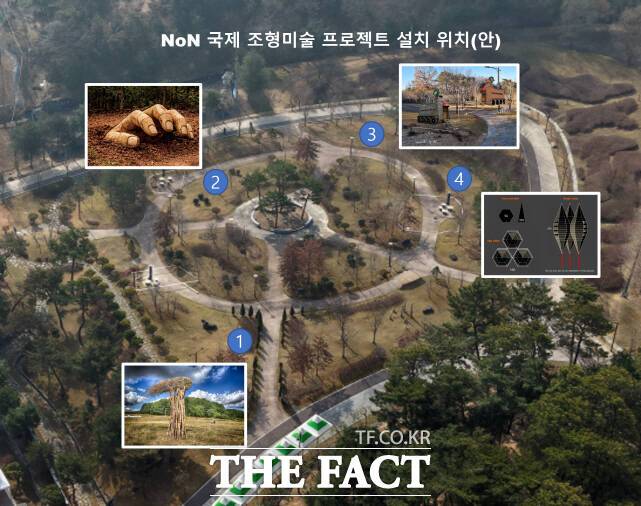 국제조형미술 프로젝트 위치도 /논산시