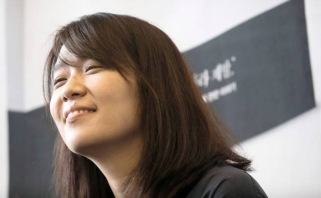 소설가 한강. /김지호 기자