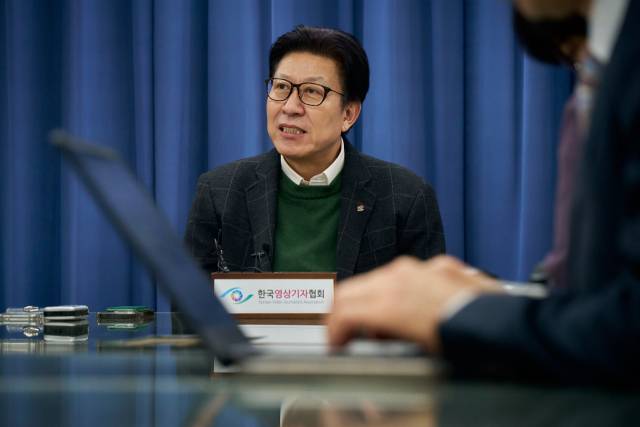 박형준 부산시장이 16일 국민의힘 중앙당 공관위의 공천 배제설과 관련해 자신의 입장을 밝히고 있다. 부산시 제공