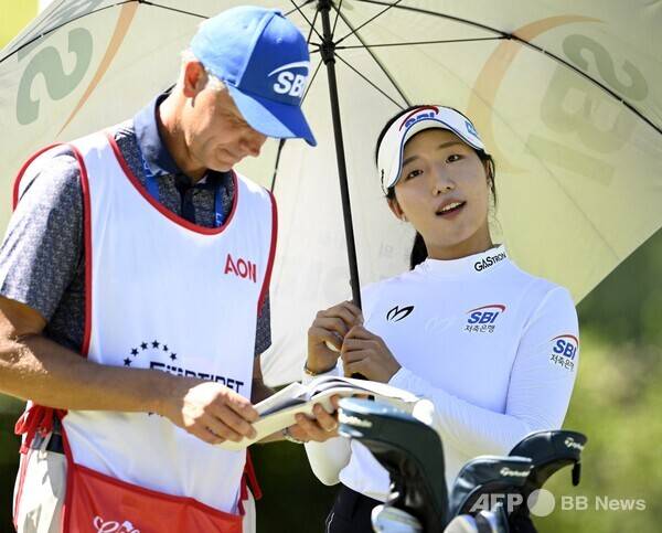 2026년 미국여자프로골프(LPGA) 투어 포티넷 파운더스컵에 출전한 장타자 루키 이동은 프로가 1라운드에서 경기하는 모습이다. 사진제공=ⓒAFPBBNews = News1 (사진을 무단으로 사용하지 마십시오.)