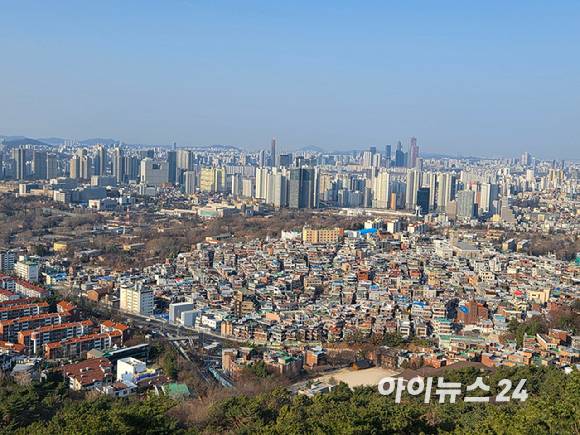남산 공원에서 바라본 서울 아파트 전경. [사진=아이뉴스24 DB]