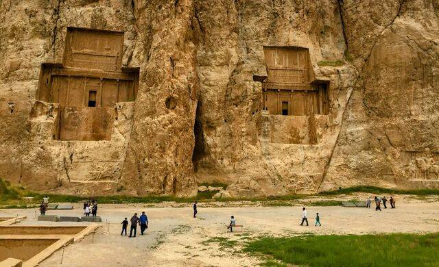 이란 남부 파르스주 낙쉐로스탐 왕가의 계곡으로 다리우스 왕을 포함한 페르시아제국 네 왕의 무덤이 있다. 황 회장 제공