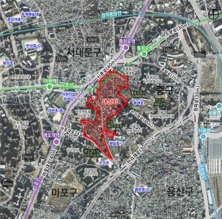 아현1구역 위치도 [자료출처=서울시]