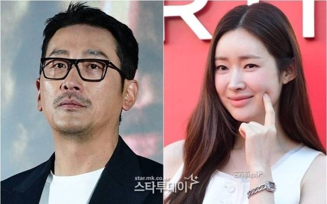 하정우, 차정원. 사진|스타투데이DB