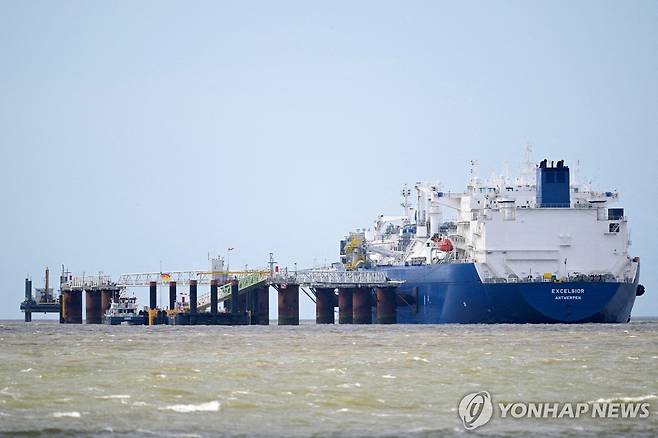 유럽의 가스 보관선  [로이터=연합뉴스. 자료사진. 재판매 및 DB 금지]