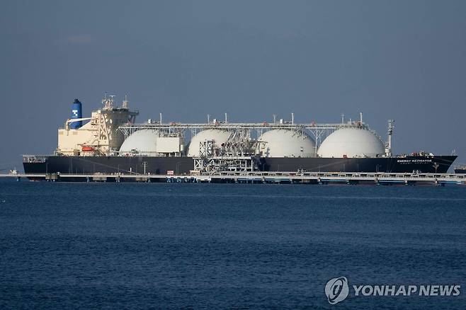액화천연가스(LNG) 운반선 [AFP 연합뉴스. 재판매 및 DB 금지]