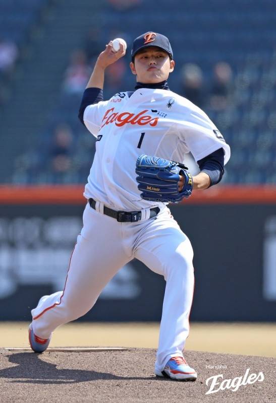 20일 KIA전에 선발 등판한 한화 문동주 [한화 이글스 제공. 재판매 및 DB 금지]