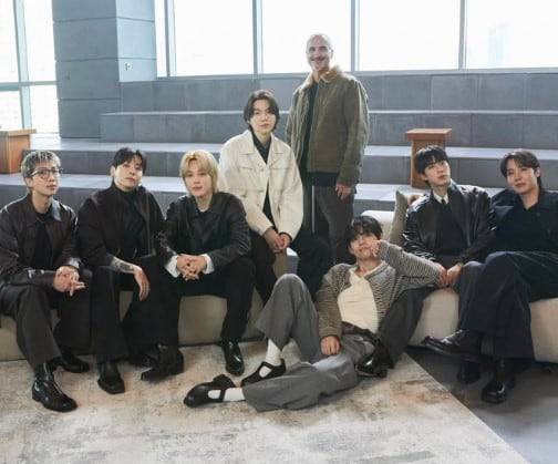 방탄소년단과 제인 로우./ 애플뮤직