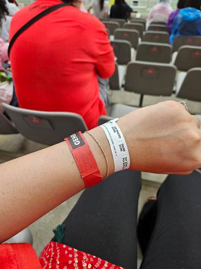 프라티바씨는 지난해 6월 13일 고양시에서 열린 BTS 멤버 제이홉의 솔로 콘서트에 방문했다. /독자 제공